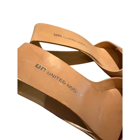 United Nude Mobius Mid Tan Sandals Sz. 37 (US 7) - Picture 3 of 10